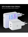 Wholesale Spigen PE2106EU PowerArc 2-port Network Charger PD 65W White - SPN2642 - {ean13} - Hurt