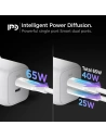 Hurtownia GSM - Síťová nabíječka Spigen PE2106EU PowerArc 2-portová síťová nabíječka PD 65W bílá - SPN2642 - {ean13} - Hurt