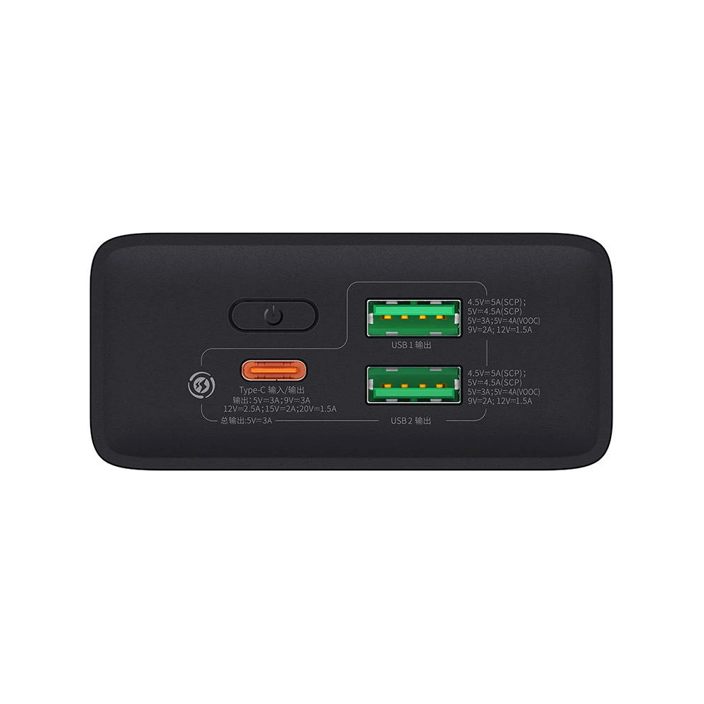 Hurtownia GSM - Powerbank Baseus Adaman 2, 20000mAh, 30W, 3xUSB, USB-C (černý) - BSU3902 - {ean13} - Hurt