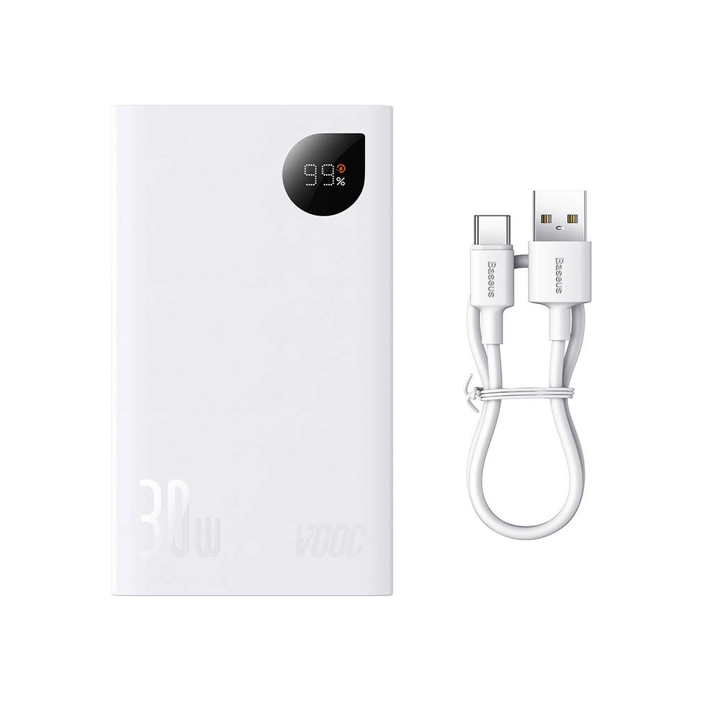 Hurtownia GSM - Powerbanka Baseus Adaman 2, 20000mAh, 30W, 3xUSB, USB-C (bílá) - BSU3903 - {ean13} - Hurt