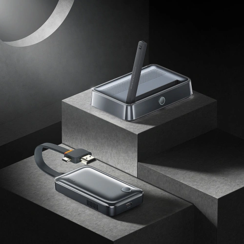 Transmiter video Baseus HDMI 4K 30Hz czarny