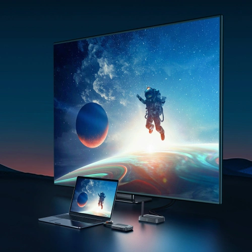 Transmiter video Baseus HDMI 4K 30Hz czarny