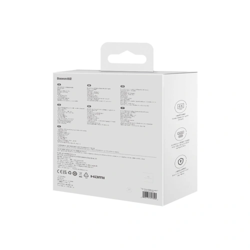 Transmiter video Baseus HDMI 4K 30Hz czarny