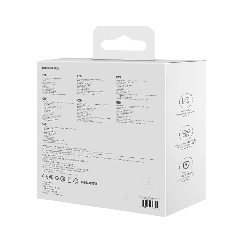 Hurtownia GSM - Transmițător video Baseus HDMI 4K 30Hz negru - BSU3909 - {ean13} - Hurt