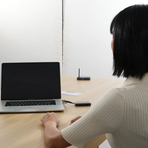 Transmiter video Baseus HDMI 4K 30Hz czarny