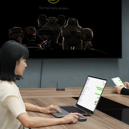 Transmiter video Baseus HDMI 4K 30Hz czarny