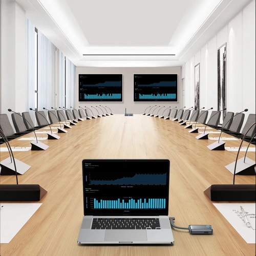 Transmiter video Baseus HDMI 4K 30Hz czarny