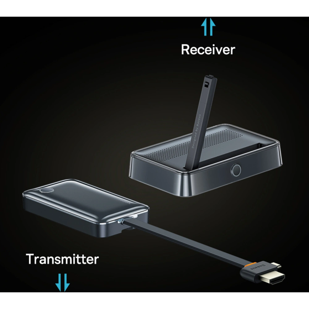 Hurtownia GSM - Video-Transmitter Baseus HDMI 4K 30Hz schwarz - BSU3909 - {ean13} - Hurt