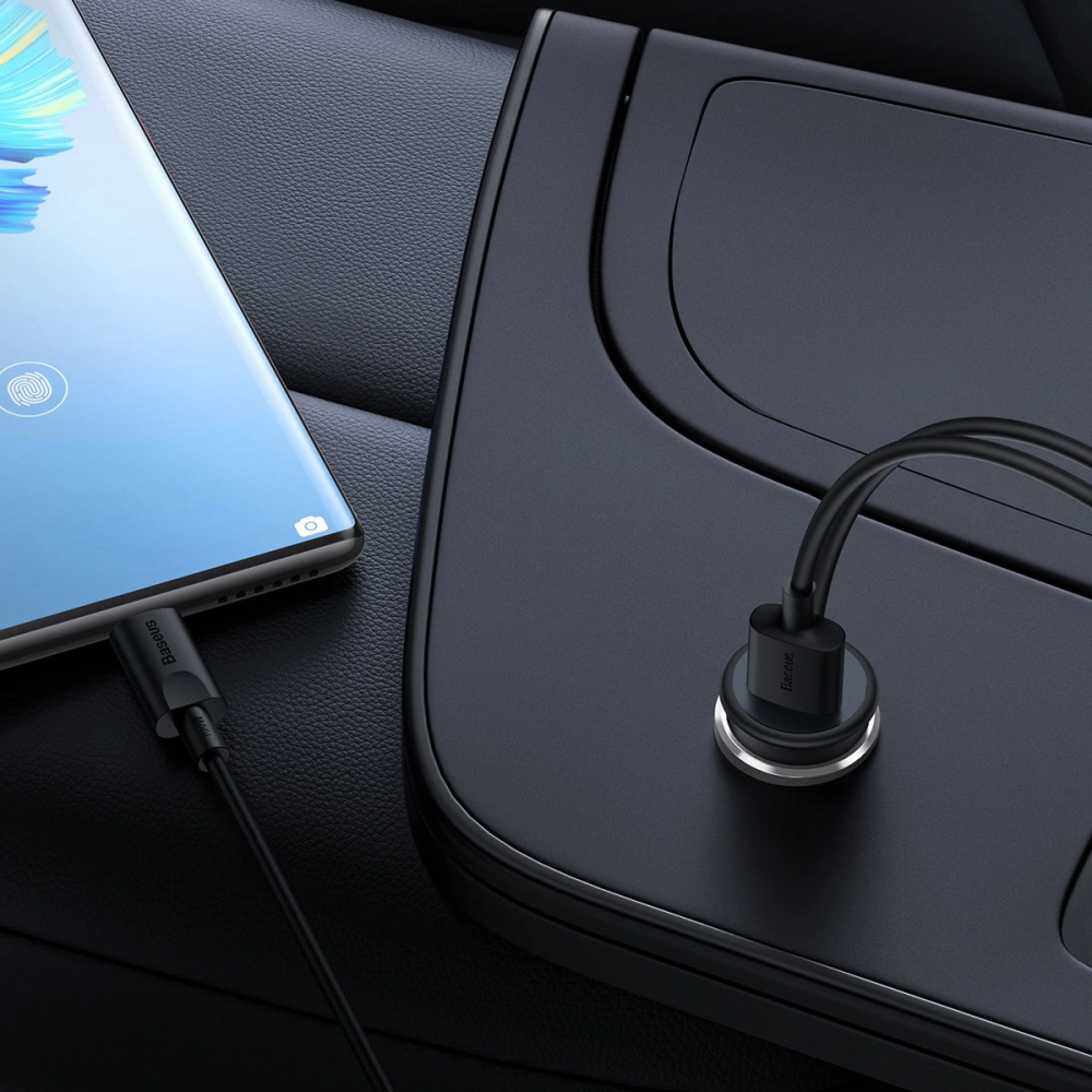 Hurtownia GSM - Upevnění do auta s bezdrátovou nabíječkou MagSafe Baseus 15W na mřížku ventilace + USB-A 25W černá - BSU3910 - {ean13} - Hurt