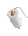 Hurtownia GSM - Autós tartó MagSafe Baseus 15W vezeték nélküli töltővel szellőzőrácsra + USB-A 25W fehér - BSU3911 - {ean13} - Hurt
