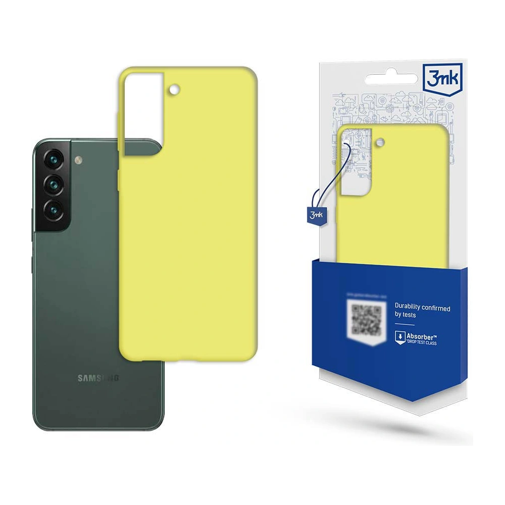 Hurtownia GSM - Etui 3MK Matt Case Samsung Galaxy S23+ Plus citromsárga/lime - 3MK4327 - {ean13} - Hurt