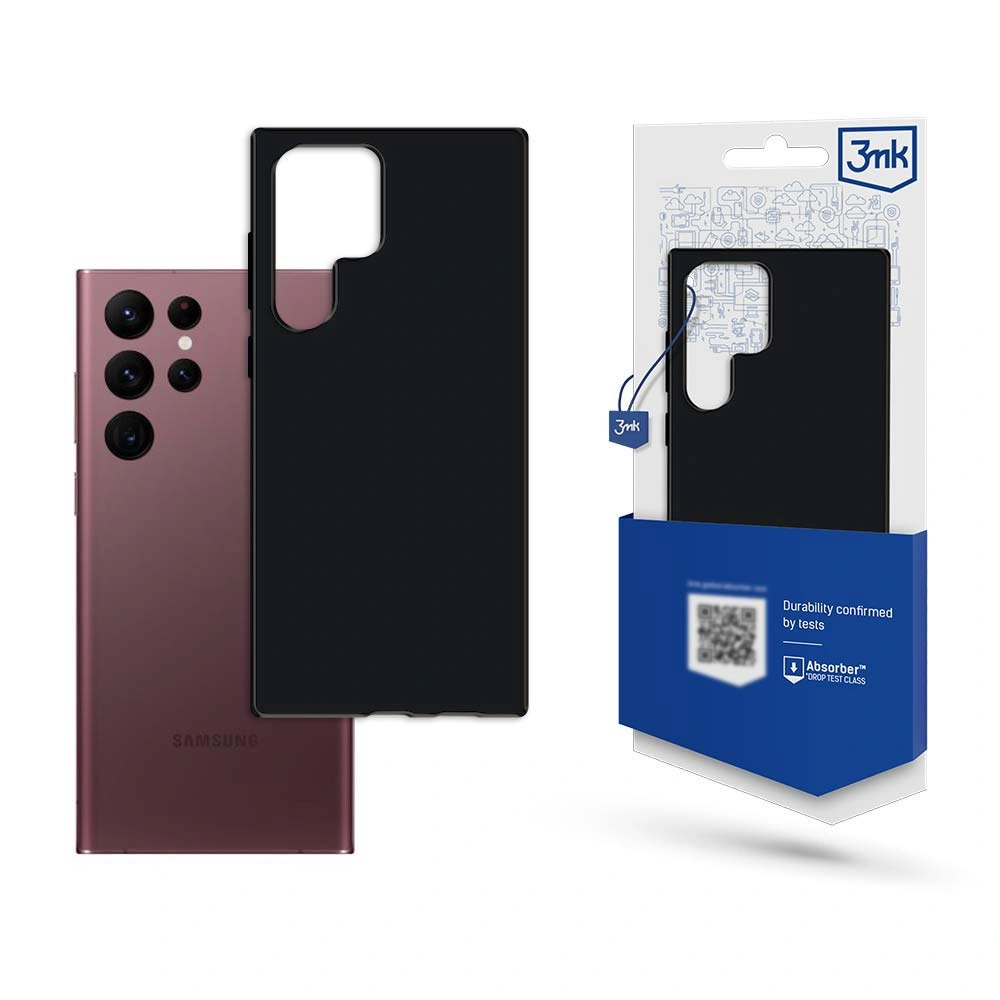 Wholesale 3MK Matt Case Samsung Galaxy S23 Ultra black - 3MK4385 - {ean13} - Hurt