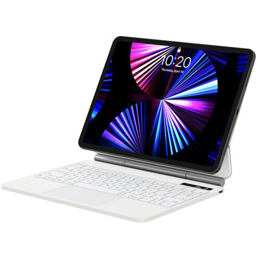 Baseus Distributor - 6932172619992 - BSU3914 - Baseus Brilliance Magnetic Keyboard Apple iPad Air 10.9 2020/2022 (4, 5 gen)/iPad Pro 11 2018/2020/2021 (1, 2, 3 gen) white - B2B homescreen