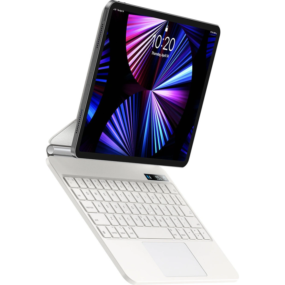 Wholesale Baseus Brilliance Magnetic Keyboard Apple iPad Air 10.9 2020/2022 (4, 5 gen) / iPad Pro 11 2018/2020/2021 (1, 2, 3 gen) / iPad Air 11 2024 (6 gen) white - BSU3914 - {ean13} - Hurt