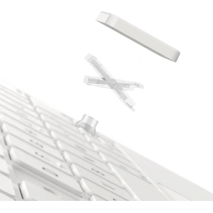 Etui Baseus Brilliance Magnetic Keyboard Apple iPad Air 10.9 2020/2022 (4, 5 gen) / iPad Pro 11 2018/2020/2021 (1, 2, 3 gen) / iPad Air 11 2024 (6. generacji) biały