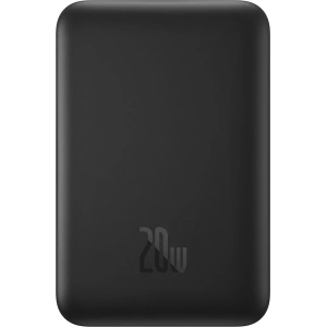 Hurtownia GSM - Powerbank Baseus Magnetic Mini MagSafe 15W PD QC 20W 10000mAh czarny (Overseas Edition) + kabel USB-C/USB-C 60W 3A 0.5m czarny - BSU3915 - {ean13} - Hurt