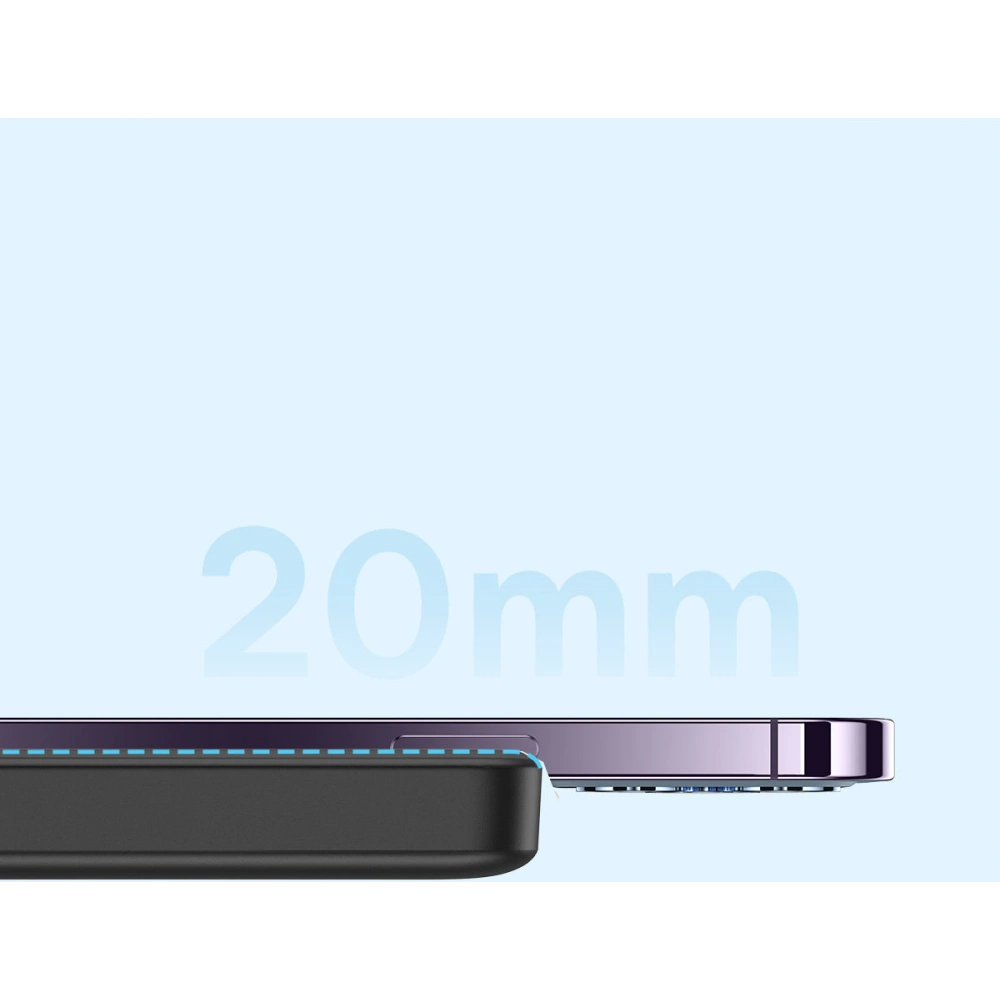 Hurtownia GSM - Powerbank Baseus Magnetic Mini MagSafe 15W PD QC 20W 10000mAh czarny (Overseas Edition) + kabel USB-C/USB-C 60W 3A 0.5m czarny - BSU3915 - {ean13} - Hurt