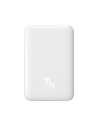 Powerbank Baseus Magnetic Mini MagSafe 15W PD QC 20W 10000mAh bílý (Overseas Edition) + kabel USB-C/USB-C 60W 3A 0.5m bílý