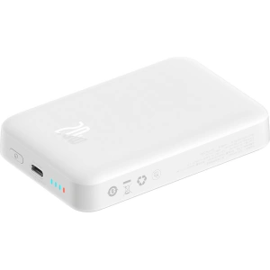 Hurtownia GSM - Powerbank Baseus Magnetic Mini MagSafe 15W PD QC 20W 10000mAh biały (Overseas Edition) + kabel USB-C/USB-C 60W 3A 0.5m biały - BSU3916 - {ean13} - Hurt