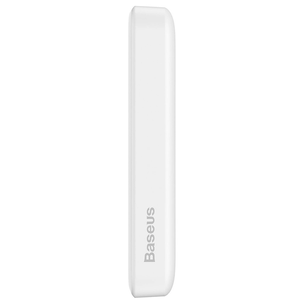 Hurtownia GSM - Powerbank Baseus Magnetic Mini MagSafe 15W PD QC 20W 10000mAh fehér (Külföldi kiadás) + USB-C/USB-C 60W 3A 0.5m fehér - BSU3916 - {ean13} - Hurt