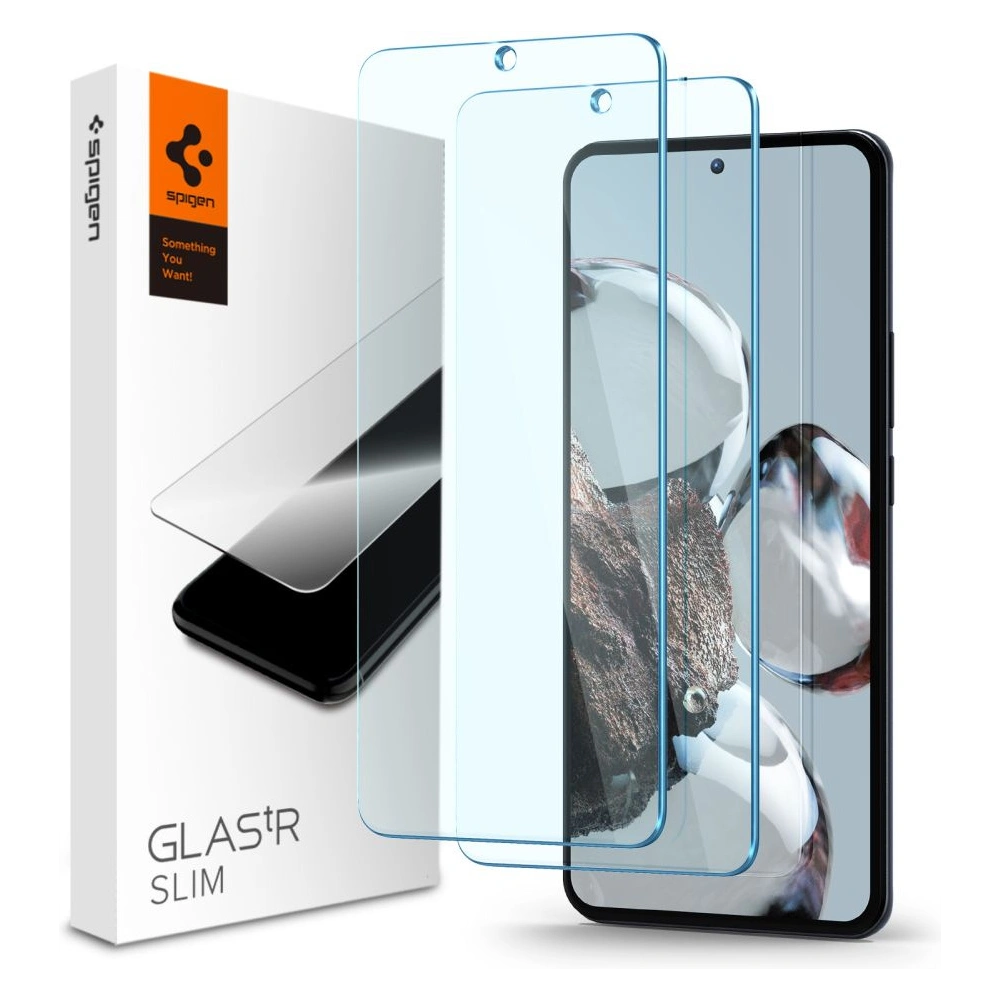 Hurtownia GSM - Edzett üveg Spigen GLAS.tR Slim Xiaomi 12T/Pro Clear [2 PACK] - SPN2647 - {ean13} - Hurt