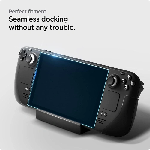 Szkło hartowane Spigen GLAS.tR ez Fit Valve Steam Deck LCD / OLED Clear