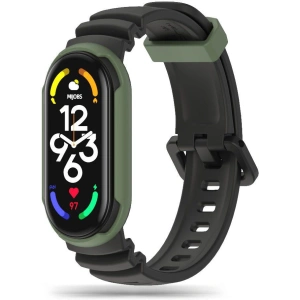 Hurtownia GSM - Tech-Protect Iconband Hybrid Xiaomi Mi Band 5/6/6 NFC/7 Schwarz/olivgrün - THP1708 - {ean13} - Hurt
