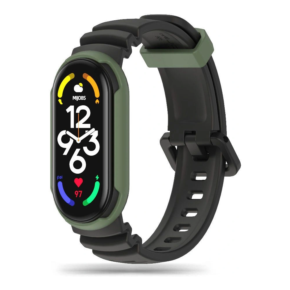 Hurtownia GSM - Pasek Tech-Protect Iconband Hybrid Xiaomi Mi Band 5/6/6 NFC/7 Černá/armádní zelená - THP1708 - {ean13} - Hurt