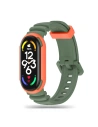 Pasek Tech-Protect Iconband Hybrid Xiaomi Mi Band 5/6/6 NFC/7 Verde Armată/orange