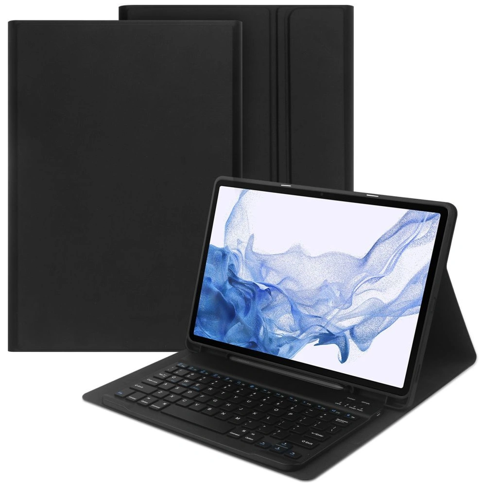 Hurtownia GSM - Etui Tech-Protect Sc Pen + Klávesnice Samsung Galaxy Tab S7+ Plus/S7 FE/S8+ Plus 12.4 Černá - THP1712 - {ean13} - Hurt