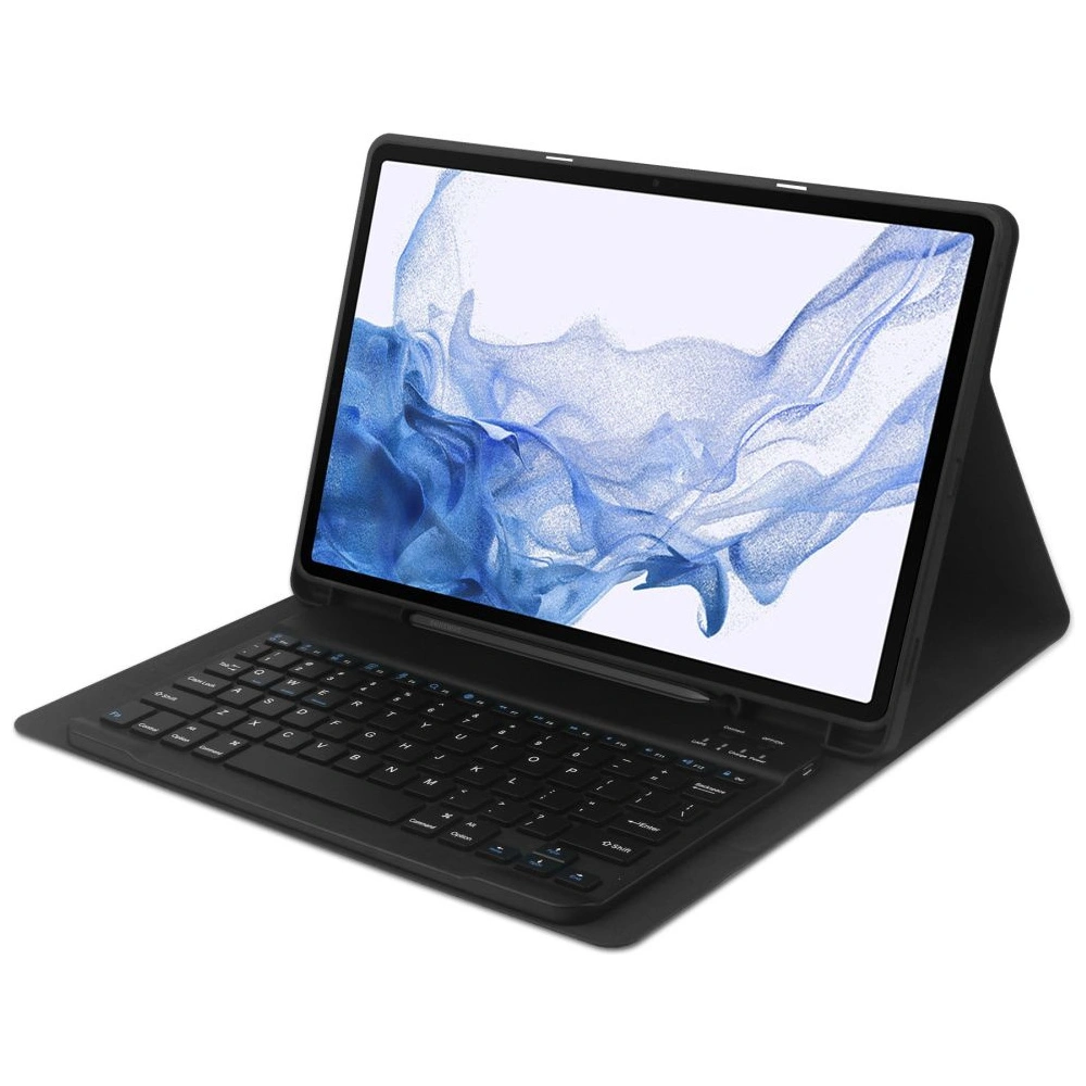 Hurtownia GSM - Etui Tech-Protect Sc Pen + Klávesnice Samsung Galaxy Tab S7+ Plus/S7 FE/S8+ Plus 12.4 Černá - THP1712 - {ean13} - Hurt