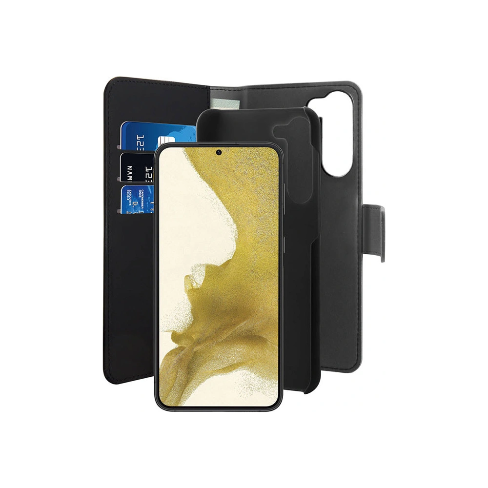 Hurtownia GSM - Etui PURO Wallet Detachable 2w1 Samsung Galaxy S23+ Plus (černý) - PUR628 - {ean13} - Hurt