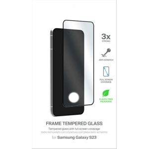 Szkło hartowane PURO Frame Tempered Glass Samsung Galaxy S23 (czarna ramka)