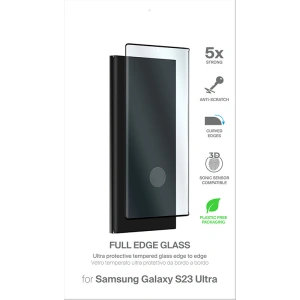 Szkło hartowane PURO Frame Tempered Glass Samsung Galaxy S23 Ultra (czarna ramka)