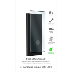 Szkło hartowane PURO Frame Tempered Glass Samsung Galaxy S23 Ultra (czarna ramka)