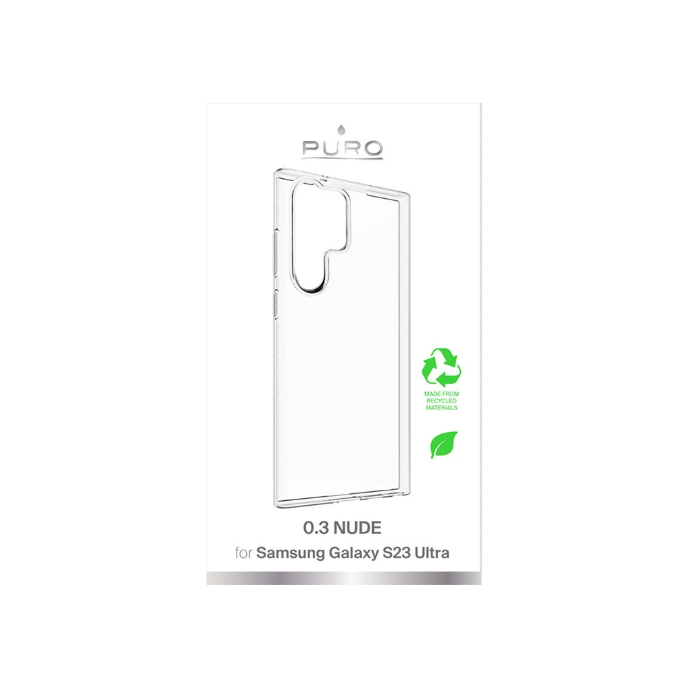 Hurtownia GSM - Etui PURO 0.3 Nude Samsung Galaxy S23 Ultra (průhledný) - PUR634 - {ean13} - Hurt