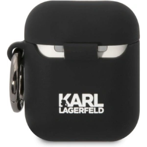Hurtownia GSM - Etui Karl Lagerfeld KLA2RUNCHK Apple AirPods 2/1 kryt černý/black silikon Choupette hlava 3D - KLD1399 - {ean13} - Hurt