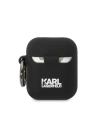Hurtownia GSM - Etui Karl Lagerfeld KLA2RUNCHK Apple AirPods 2/1 cover czarny/black Silicone Choupette Head 3D - KLD1399 - {ean13} - Hurt