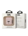 Hurtownia GSM - Etui Karl Lagerfeld KLA2RUNIKP Apple AirPods 2/1 kryt růžový/pink silikon Karl Head 3D - KLD1402 - {ean13} - Hurt