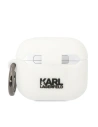 Hurtownia GSM - Case Karl Lagerfeld KLA3RUNCHH Apple AirPods 3 Hülle weiß/white Silikon Choupette Kopf 3D - KLD1403 - {ean13} - Hurt