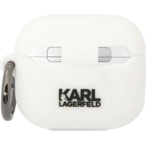 Hurtownia GSM - Etui Karl Lagerfeld KLA3RUNIKH Apple AirPods 3 tok fehér/színes Szilikon Karl Fej 3D - KLD1406 - {ean13} - Hurt