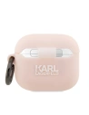 Hurtownia GSM - Etui Karl Lagerfeld KLA3RUNIKP Apple AirPods 3 husă roz/pink Silicon Karl Head 3D - KLD1408 - {ean13} - Hurt