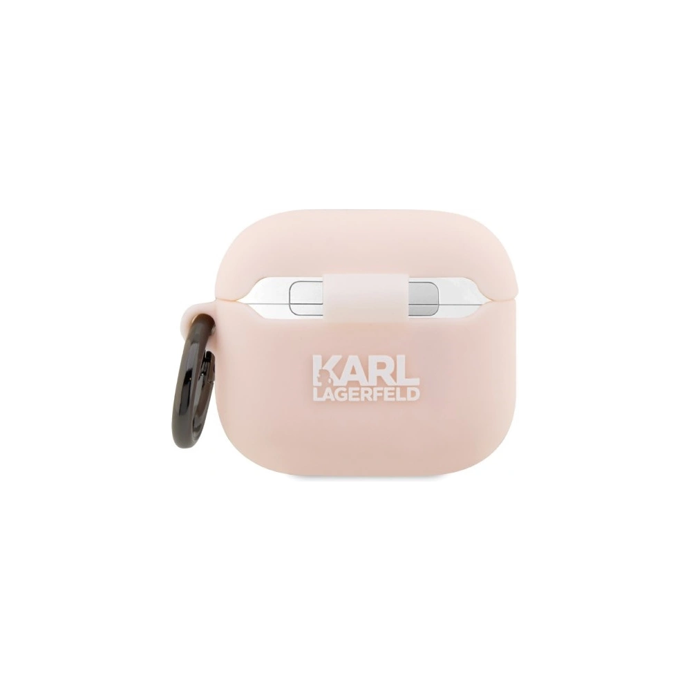 Hurtownia GSM - Etui Karl Lagerfeld KLA3RUNIKP Apple AirPods 3 husă roz/pink Silicon Karl Head 3D - KLD1408 - {ean13} - Hurt