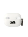 Hurtownia GSM - Case Karl Lagerfeld KLAP2RUNCHH Apple AirPods Pro 2 Hülle weiß/white Silikon Choupette Kopf 3D - KLD1409 - {ean13} - Hurt