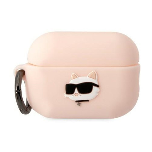 Hurtownia Karl Lagerfeld - 3666339099282 - KLD1411 - Etui Karl Lagerfeld KLAP2RUNCHP Apple AirPods Pro 2 cover różowy/pink Silicone Choupette Head 3D - B2B homescreen