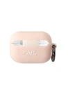 Hurtownia GSM - Etui Karl Lagerfeld KLAP2RUNCHP Apple AirPods Pro 2 tok rózsaszín/pink Szilikon Choupette Fej 3D - KLD1411 - {ean13} - Hurt