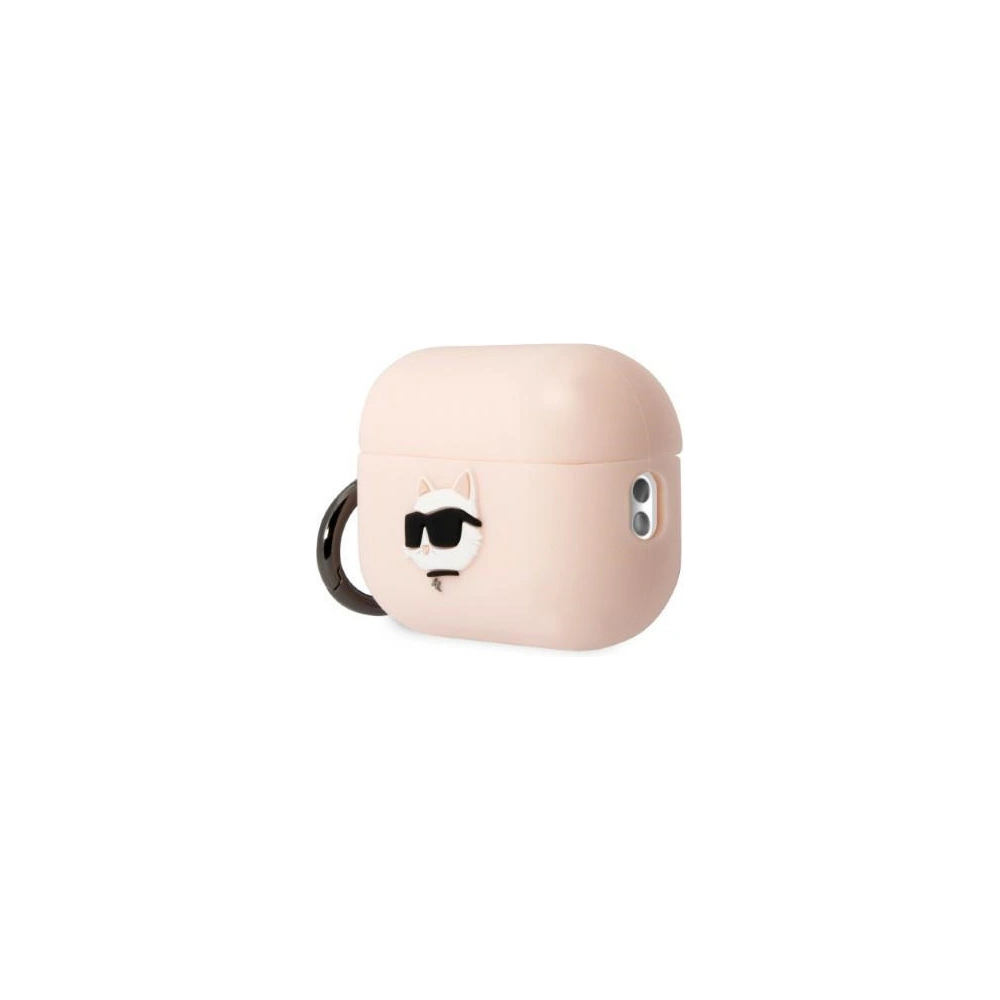 Hurtownia GSM - Etui Karl Lagerfeld KLAP2RUNCHP Apple AirPods Pro 2 tok rózsaszín/pink Szilikon Choupette Fej 3D - KLD1411 - {ean13} - Hurt