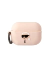 Hurtownia GSM - Etui Karl Lagerfeld KLAP2RUNIKP Apple AirPods Pro 2 tok rózsaszín/színű szilikon Karl fej 3D - KLD1414 - {ean13} - Hurt