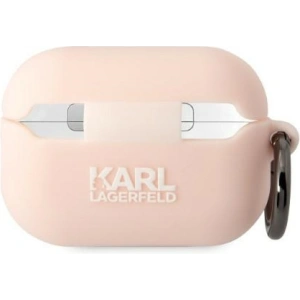 Hurtownia GSM - Etui Karl Lagerfeld KLAP2RUNIKP Apple AirPods Pro 2 tok rózsaszín/színű szilikon Karl fej 3D - KLD1414 - {ean13} - Hurt