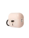 Hurtownia GSM - Etui Karl Lagerfeld KLAP2RUNIKP Apple AirPods Pro 2 tok rózsaszín/színű szilikon Karl fej 3D - KLD1414 - {ean13} - Hurt